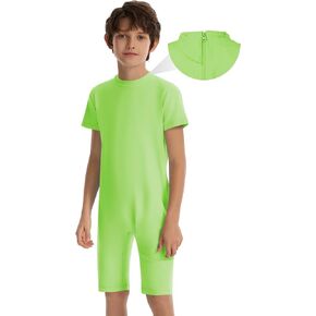 Kids Adaptive Sensory Jumpsuit for Autism SPD Anti-Strip Romper with Back YKK Zipper Guard 3-16 Years for boy and girl in Kuwait
