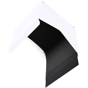 PRETYZOOM Portable Folding Photo Light Box with LED Lights and Black White Backdrops 30cm Photography Tent for Product Shooting and Studio Photography in Kuwait