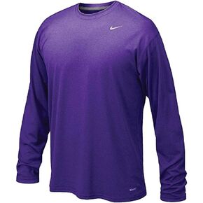 Nike Men's Legend Long Sleeve Tee (LARGE, Team Gold/Cool Gray) in Kuwait