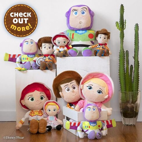 Disney Toy Story Woody in a Barrel Activity Toy with Pull Down Mechanism, Teether, Rattle, Crinkle Snake, and On the Go Clip for Babies in Kuwait