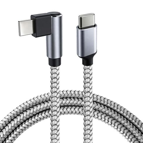 USB C to L Cable 6.6FT, PD20W Fast Charger Cable for Apple iPhone, Durable Nylon Braided Cord Type-C Power Wire Fast Charging for iPhone 14 13 12 11 Pro Max Xr Xs 8 7 6 Plus and More, Gray in Saudi Arabia