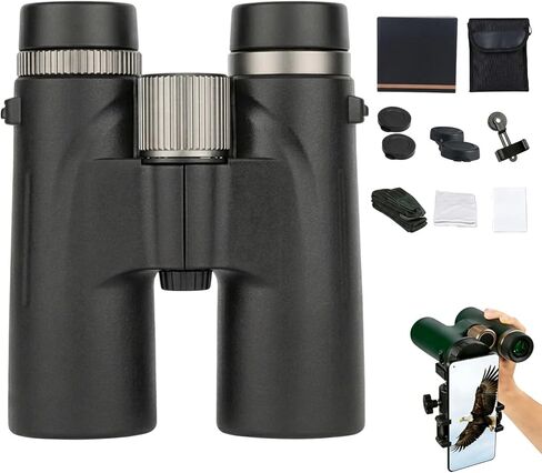 C9 Binoculars 12x42, High Definition Power with Metal Focus System, Binoculares De Vision Nocturna for Travel Birdwatching Wildlife Outdoor Viewing (Green) in Saudi Arabia