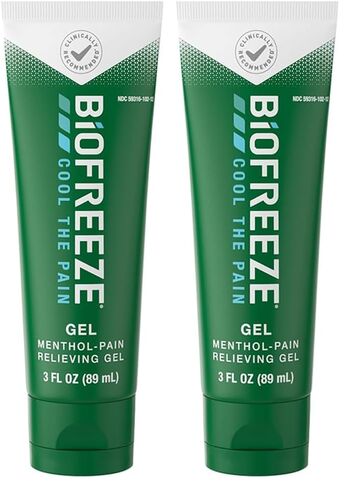 Biofreeze Menthol Gel 3 FL OZ Tube Associated With Sore Muscles, Arthritis, Backaches, Strains, Bruises, Sprains & Joint Pain (Packaging May Vary) in Saudi Arabia