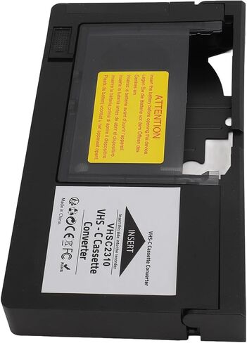 Fydun Camcorder Adapter, Camcorders Cassette Playback Recording Video VHS C for Adaptor One Key Control SVHSC SVHS Tapes Motorized Converter Easy to Use Not Compatible with 8mm in Kuwait
