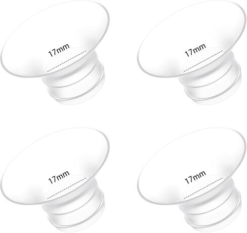 4 قطعة إدراج شفة 15 مم متوافق مع Momcozy Air 1/W1/M9/M6/M5/V1 Pro/V2 Pro/S12Pro/S9Pro، من أجل Spectra/eufy/Medela/Elvie/Lansinoh/Paruu مع مضخة شفة/درع 24 مم، مجموعة مقاسات حواف أجزاء المضخة in Kuwait