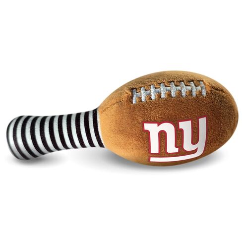 New York Giants Plush Football Rattle by Smilo - Officially Licensed NFL Baby Rattle Toy - Soft Baby Rattle with Bell - for Babies and Toddlers from 3 Months in Kuwait