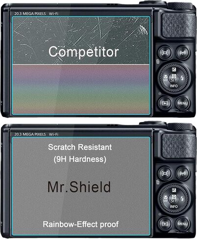 Mr.Shield Screen Protector compatible with Canon PowerShot SX740 HS / SX730 HS [Tempered Glass] [3-PACK] [Japan Glass with 9H Hardness] in Kuwait