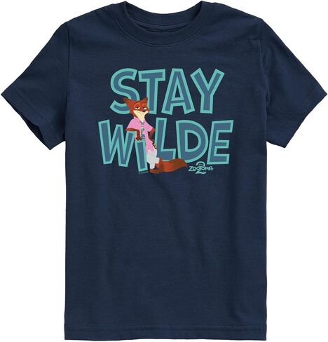 Zootopia 2 - Nick The Fox Stay Wilde - Toddler Short Sleeve Graphic T-Shirt in Kuwait