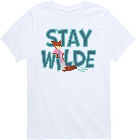 Zootopia 2 - Nick The Fox Stay Wilde - Toddler Short Sleeve Graphic T-Shirt in Saudi Arabia