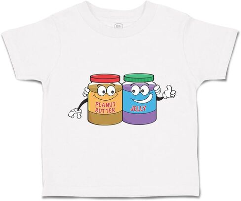 Toddler T-Shirt Peanut Butter - Jelly Cotton Incredible 0 Boy & Girl Clothes in Saudi Arabia