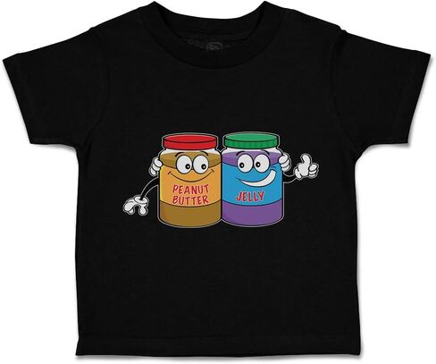 Toddler T-Shirt Peanut Butter - Jelly Cotton Incredible 0 Boy & Girl Clothes in Saudi Arabia