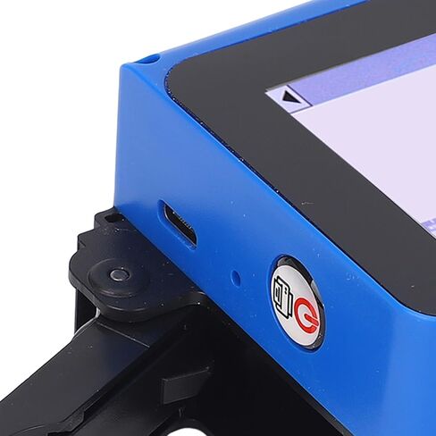 WALFRONT طابعة نافثة للحبر محمولة تعمل باللمس ومبرمجة محمولة عالية الوضوح LED 4.3 بوصة شاشة طباعة سريعة الجفاف للخشب والأكريليك والنسيج والجلود البلاستيكية 25 لغة in Kuwait