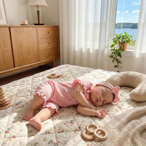 Bagilaanoe Newborn Baby Girl Short Sleeve Romper Jumpsuit 3 6 9 12 Months Little Sister Summer Outfit Waffle Clothes in Saudi Arabia