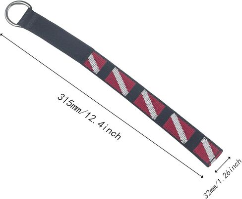 Scuba Diving Wrist Strap Nylon Lightweight Professional for Dive Lights Accessories Multifunctional Adjustable- 31.5cmx3.2cm in Saudi Arabia