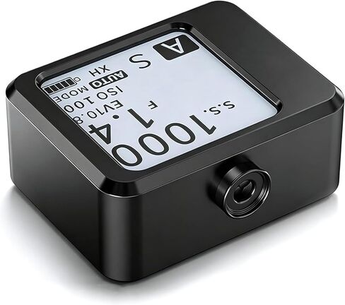 Digital EV Light Meter, High Precision Exposure Meter with 1.54 Inch Display, Aperture Shutter Priority Mode, Cold Shoe Mount Aluminum Alloy Photography Light Meter for Vintage Film Camera in Kuwait