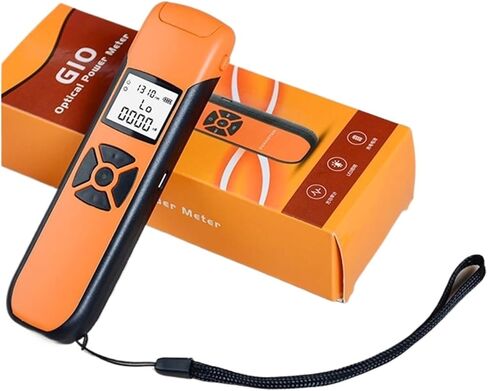 مقياس طاقة ضوئي عالي الدقة G10 بطارية قابلة للشحن FTTH جهاز قياس طاقة الألياف الضوئية مع ضوء فلاش OPM FC/SC/ST(-70 إلى 10dBm) in Kuwait