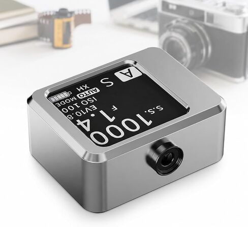 TsoLay Light Meter for Cameras, Film Camera Photometer with OLED Screen, Adjustable ISO Aperture and Shutter Speed, Ultra-Compact & Rechargeable for Vintage Camer in Saudi Arabia