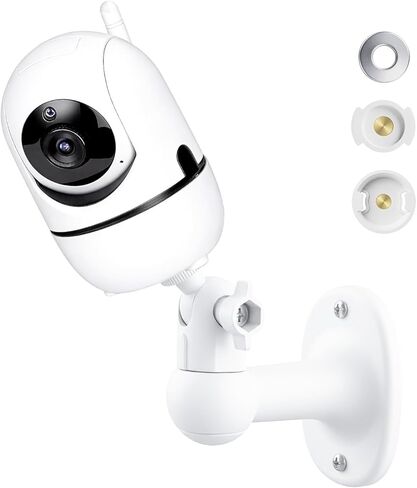 Baby Monitor Wall Mount Compatible for HelloBaby HB6560/ HB6550/ HB65/ HB40/ HB6339/ HB66/ HB6550 Pro, ANMEATE SM935E/SM650, 360° Adjustable Baby Camera Mount with Perfect View, 1/4 Thread Connection in Kuwait
