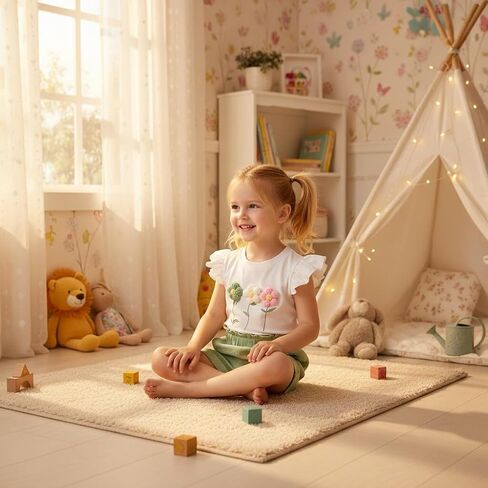 Toddler Baby Girl Summer Outfit Flutter Sleeve Floral T-shirt Top + Chiffon Shorts 2Pcs Set in Saudi Arabia