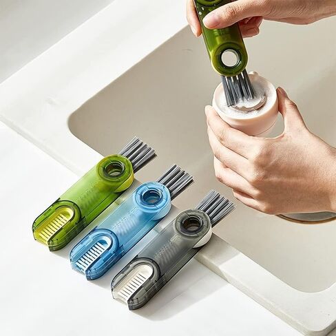 3 in 1 Multifunctional Cleaning Brush 3 Pack Bottle Cleaner Brush Insulation Cup Crevice Cleaning Tools in Kuwait