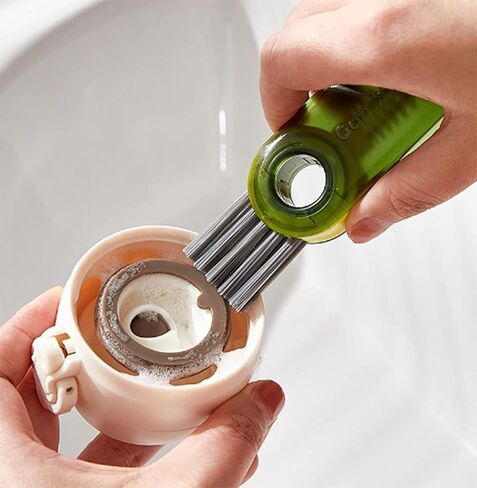 3 in 1 Multifunctional Cleaning Brush 3 Pack Bottle Cleaner Brush Insulation Cup Crevice Cleaning Tools in Kuwait