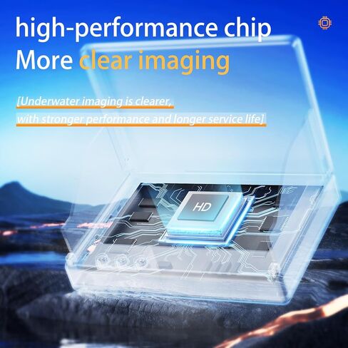 1080P HD Underwater Fishing Camera Portable with LCD Night Vision IP68 Waterproof 5000mAh Battery 120 View Angle for Ice Lake Boat Kayak Ocean in Saudi Arabia