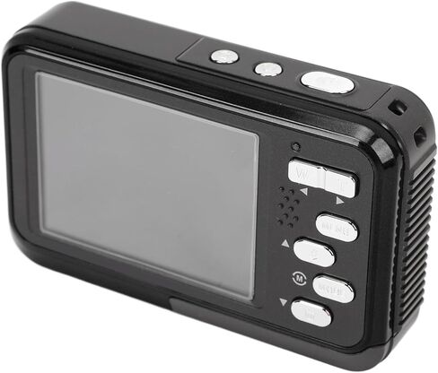 Underwater Camera 4K Video 48MP Photo Dual Screen 11ft Water Selfie Camera - High Resolution, Autofocus and Long Battery Life, Perfect for Snorkeling and Outdoor (Black) in Kuwait