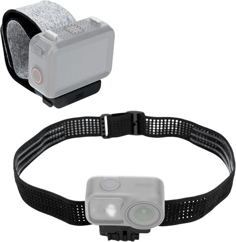 JJC Osmo Nano حامل معصم مغناطيسي مع مجموعة عصابة رأس لـ DJI Osmo Nano & Xtra Atto، حامل حزام POV 2 في 1، حزام رأس مغناطيسي سريع الفك لسفر الركض في مدونة فيديو in Kuwait