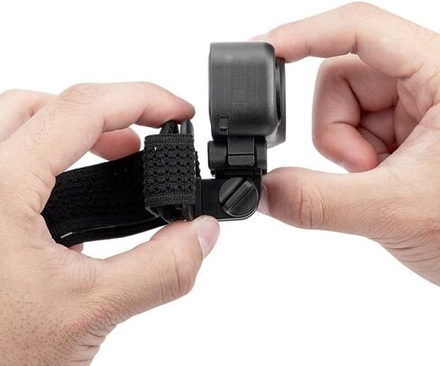 JJC Osmo Nano حامل معصم مغناطيسي مع مجموعة عصابة رأس لـ DJI Osmo Nano & Xtra Atto، حامل حزام POV 2 في 1، حزام رأس مغناطيسي سريع الفك لسفر الركض في مدونة فيديو in Kuwait