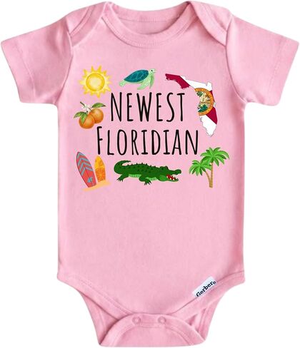Florida Newborn Baby Boys and Girls - New Floridian Baby Bodysuit – Baby Onesie Baby Gifts in Saudi Arabia