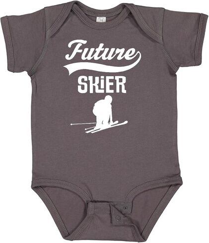 inktastic Future Skier Childs Skiing Baby Bodysuit in Saudi Arabia