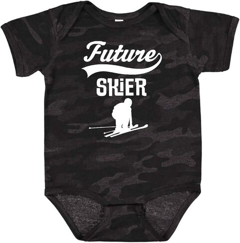 inktastic Future Skier Childs Skiing Baby Bodysuit in Saudi Arabia