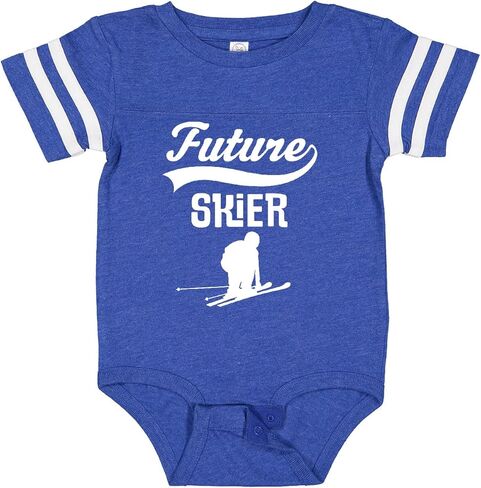 inktastic Future Skier Childs Skiing Baby Bodysuit in Saudi Arabia
