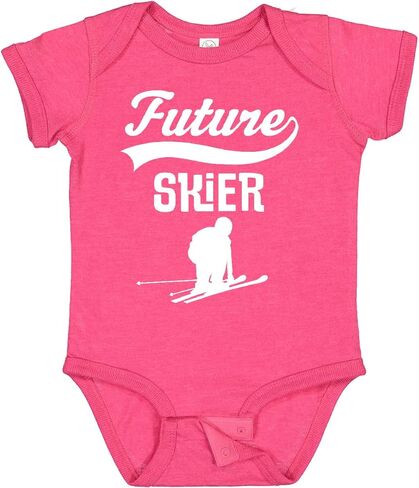 inktastic Future Skier Childs Skiing Baby Bodysuit in Saudi Arabia