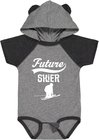 inktastic Future Skier Childs Skiing Baby Bodysuit in Saudi Arabia