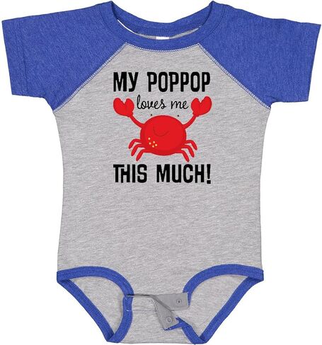 Inktastic My PopPop Loves Me Baby Bodysuit in Kuwait