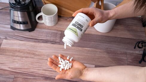 NutraBio Reacted Magnesium Supplement - Muscle Relaxation - Bone Formation - 120 Vegetable Capsules, 200mg per Serving in Saudi Arabia