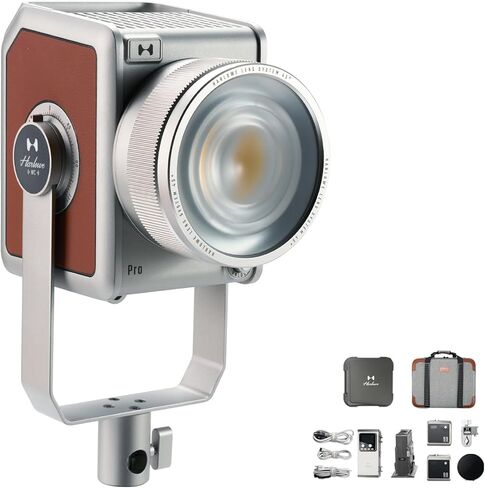 مجموعة إضاءة التصوير الفوتوغرافي Harlowe Pro LED بقدرة 300 وات مع شاشة LCD قابلة للفصل، CRI/TLCI 96+، 2700-6500K، إضاءة احترافية تعمل بالتيار المتردد/تيار مستمر للاستوديو in Saudi Arabia
