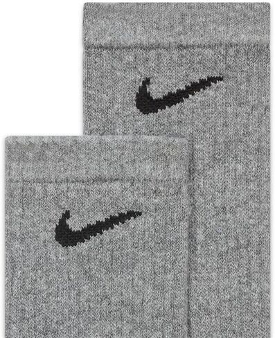 طقم جوارب Nike Everyday Plus Cushion Crew 3 قطع رمادي داكن منقط SX6888-063 in Kuwait