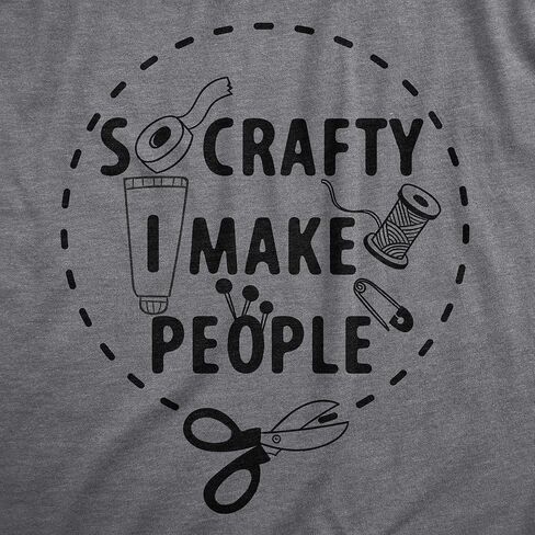 So Crafty I Make People Maternity Shirt Funny Cute Artsy Joke Pregnancy Tee for Ladies in Saudi Arabia