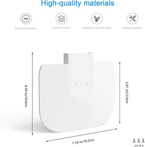 Protective Shield Rain Cover for eufyCam S4, Weather-Resistant Sun Shade for Clear Image Quality (1 Pack) in Kuwait