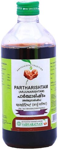 Vaidyaratnam Partharishtam (Arjunarishtam) 450 ml (Pack Of 2)| Ayurvedic Products | Ayurveda Products | Vaidyaratnam Products in Kuwait