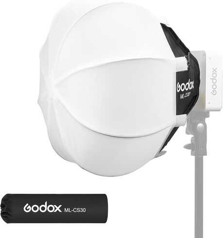 Godox ML-CS30 Lantern Softbox Softbox for Godox ML100R ML100BI ML60IIBI ML60 Led Video Light Softbox for AD300PRO AD300PROII AD400PRO AD400PROII in Kuwait