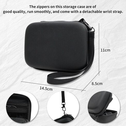 Rieibi Accessories for Canon PowerShot G7X Mark III Digital Camera, Including G7X iii Hard Case, Silicone Case and 2 Screen Protectors for Canon G7X Mark iii (Black in Kuwait