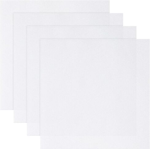 4 قطع من ناشر ضوء LED، 11.8x11.8x0.039 بوصة، ورقة غطاء نشر لوحة إضاءة PC، طبقة تعتيم LED مضادة للوهج لتنعيم ضوء السقف، إضاءة سفلية LED، لوحة LED كشاف، ضوء المسار in Kuwait