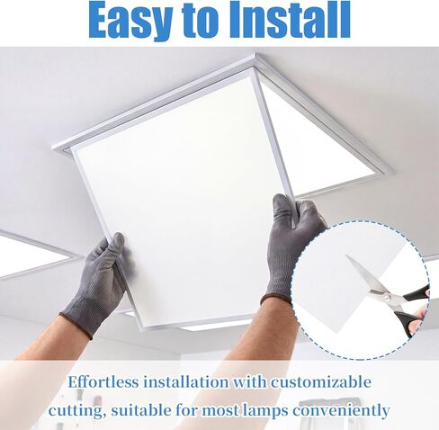 4 قطع من ناشر ضوء LED، 11.8x11.8x0.039 بوصة، ورقة غطاء نشر لوحة إضاءة PC، طبقة تعتيم LED مضادة للوهج لتنعيم ضوء السقف، إضاءة سفلية LED، لوحة LED كشاف، ضوء المسار in Kuwait