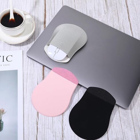 3 Pack Universal Stick-On Mouse Pouch Holder Case Pocket Reusable Adhesive No Glue Residue Compact Elastic for Computer Laptop Office Home Wireless Mouse (Ellipse Shape) in Saudi Arabia