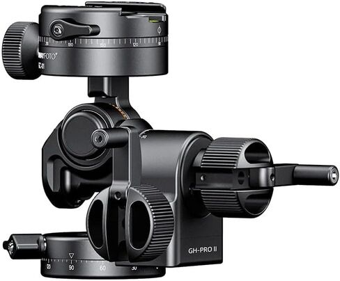 SUNWAYFOTO GH-PRO II+ رأس حامل ثلاثي مُجهز مع مشبك GC-1 مُجهز بزاوية 360 درجة وقاعدة تحريك متوافقة مع Arca in Kuwait