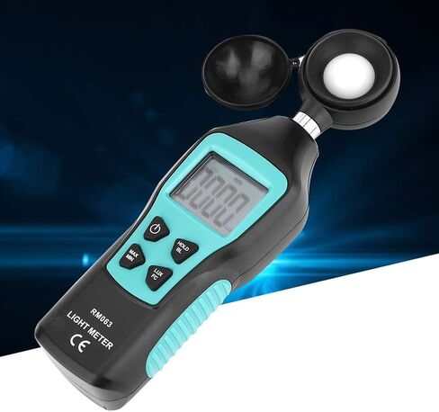 عداد إضاءة LCD رقمي، مقياس إضاءة Luxmeter محمول، حجم صغير - نطاق قياس واسع، شاشة عرض خلفية، توفير الطاقة وإيقاف التشغيل التلقائي in Kuwait