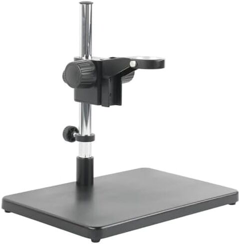 Zoom Monocular Video Microscope with 50mm Lens, Adjustable Boom Stand for USB Camera, Perfect for Lab, Electronics, and Educational Use - High Precision Observation in Saudi Arabia